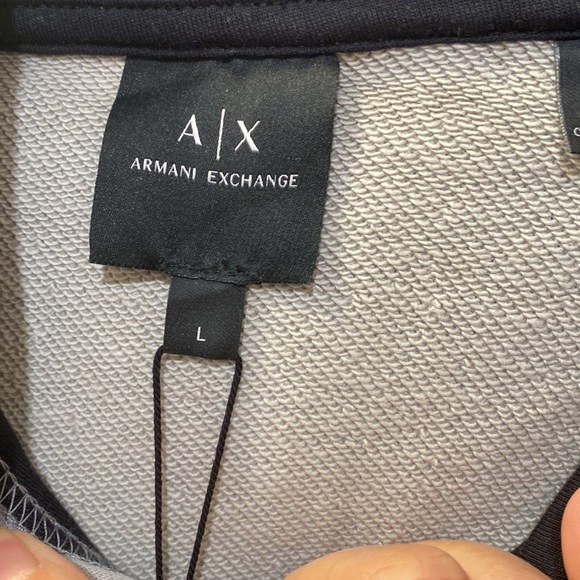 **NWT ** Armani Exchange men's sweatshirt L - Picture 12 of 14